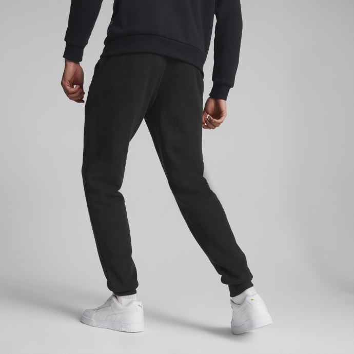 Puma Canada Essentials+ Pantalon De Survêtement à Gros Logo Hommes Noir
