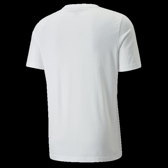 T-shirt à Gros Logo Essentials+ Pour Hommes Puma Canada Blanc
