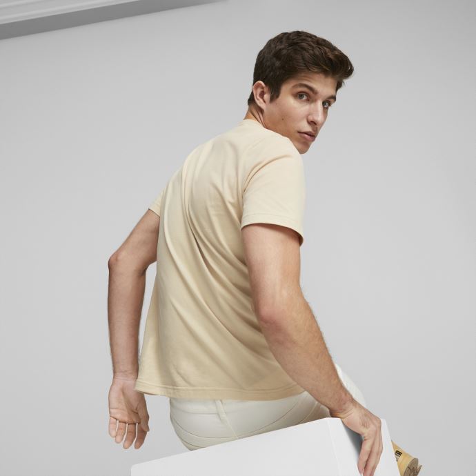 T-shirt Essentiel Pour Homme Surélevé Puma Canada Sable Clair