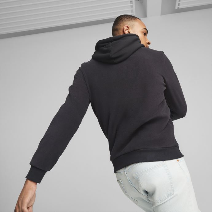 Puma Canada Sweat à Capuche En Polaire Noir Essentials Hommes