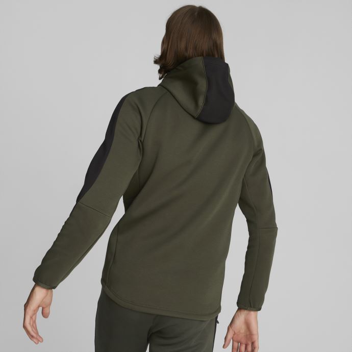 Forest Night Puma Canada Evostripe Sweat à Capuche Entièrement Zippé Hommes