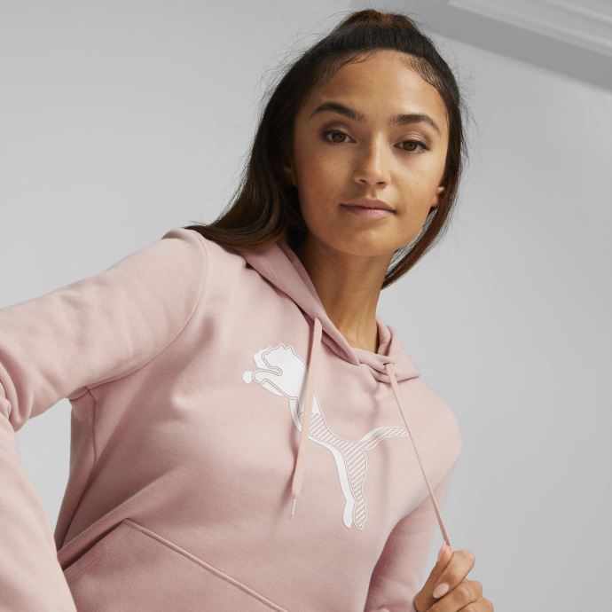 Sweat à Capuche Power Graphic Pour Femme Quartz Rose Puma Canada