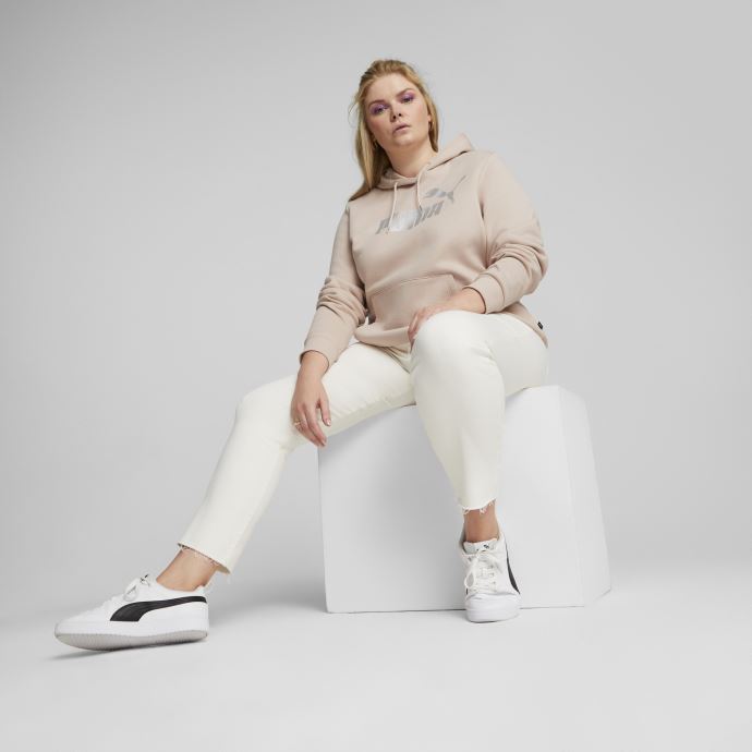 Rose Quartz Essentials+ Chandail à Capuchon Avec Logo Métallique Femmes Puma Canada
