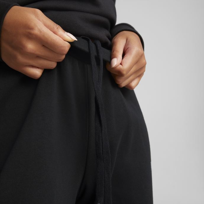 Pantalon Puma Canada Essentials+ Metallic Femmes Noir-argent Métallique
