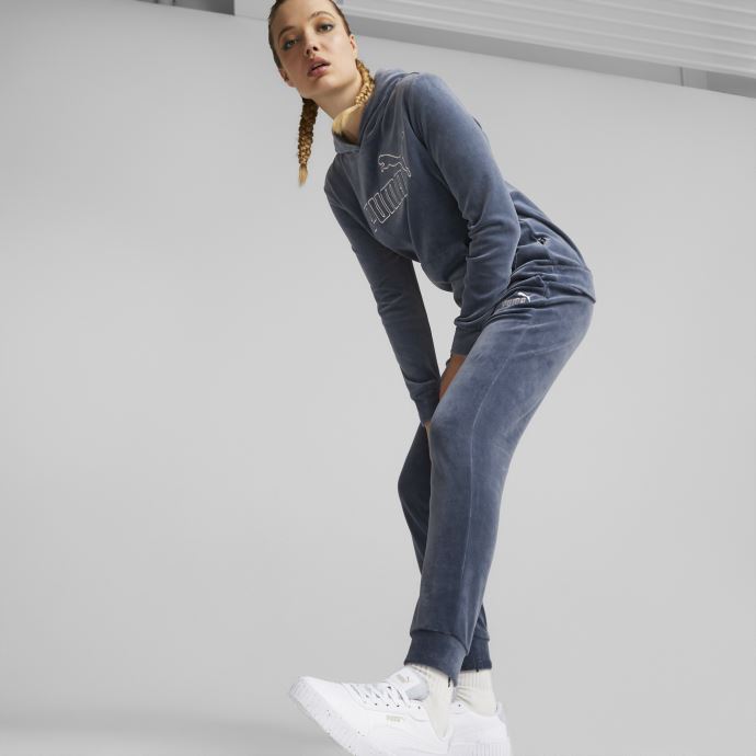 Pantalon En Velours Essentials+ Femmes Puma Canada Soirée Ciel
