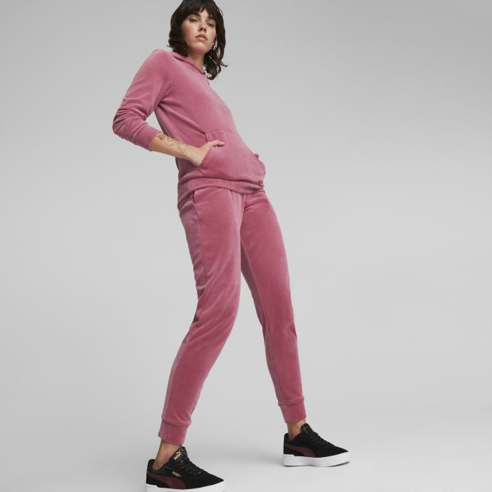 Poussiéreux Orchidée Puma Canada Essentials+ Pantalon En Velours Femme