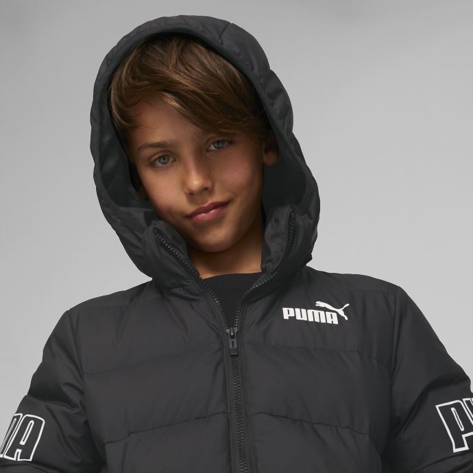 Puma Canada Power Down Puffer Jeunesse Noir