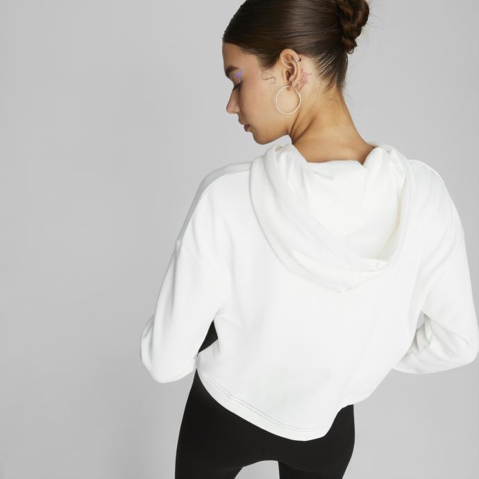 Sweat à Capuche Power Tape Femme Blanc Puma Canada
