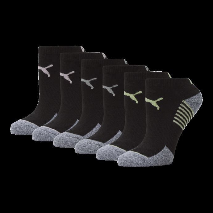 Chaussettes Basses Pour Femmes [paquet De 6] Noir-rose Puma Canada