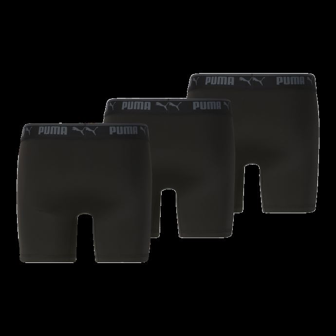 Boxer D'entraînement Pour Hommes [lot De 3] Puma Canada Noir-gris