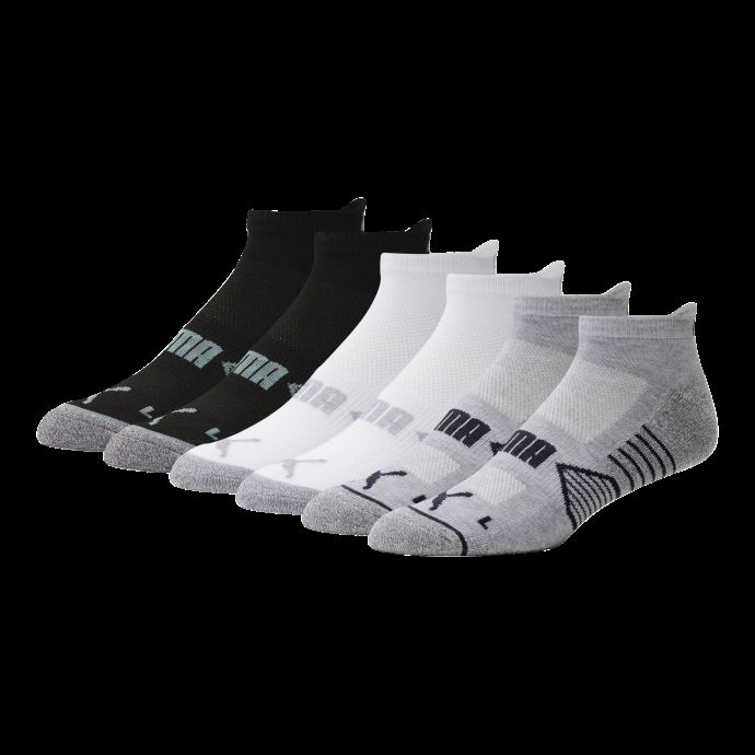 Chaussettes Basses En Tissu éponge Pour Hommes [paquet De 6] Gris-bleu Puma Canada