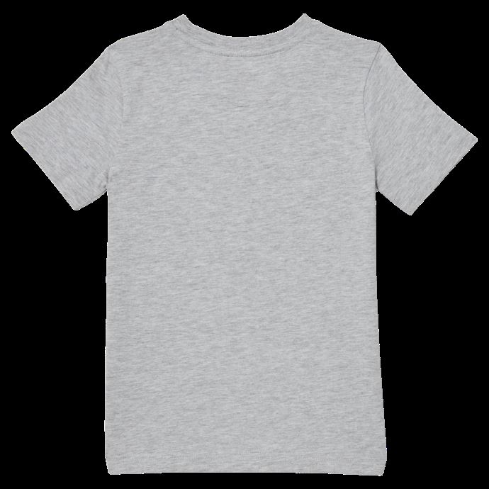 Gris Chiné Clair Puma Canada Retro Flair T-shirt De Basket-ball Pour Petits Enfants