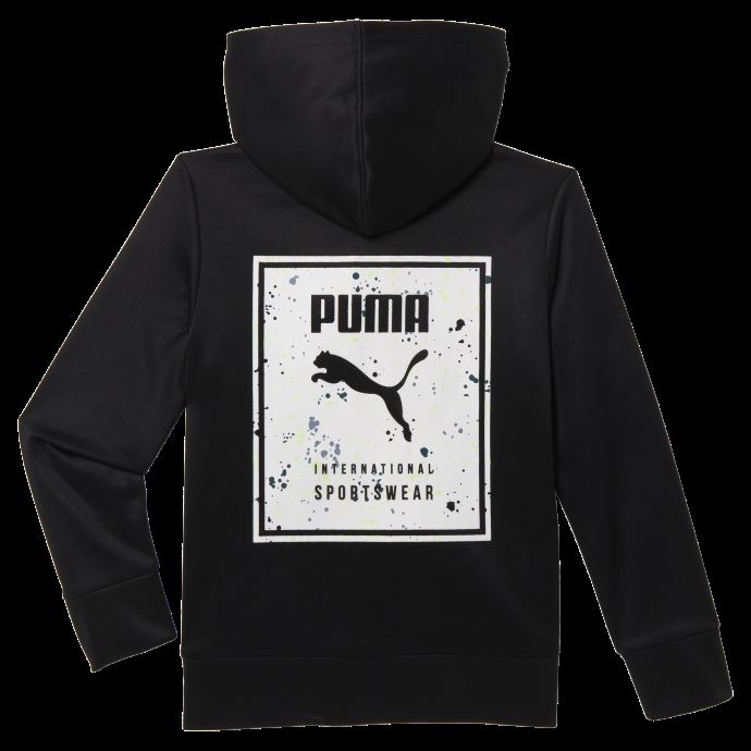Sweat à Capuche Zippé Splatter Pack Petit Enfant Puma Canada Noir