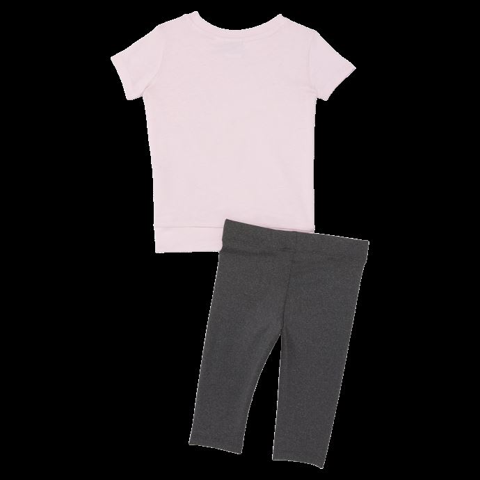 Puma Shimmer Cat Ensemble Deux Pièces Pour Tout-petits Rose Craie