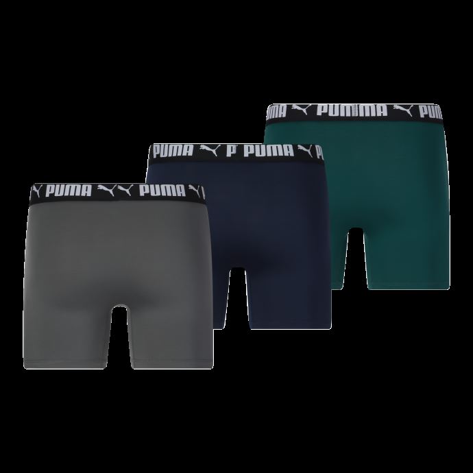 Puma Canada Caleçons Athlétiques Pour Hommes [lot De 3] Bleu Marine