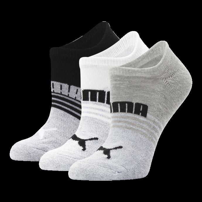 Chaussettes Invisibles En Demi-éponge Blanc-noir Pour Femmes [paquet De 3] Puma Canada