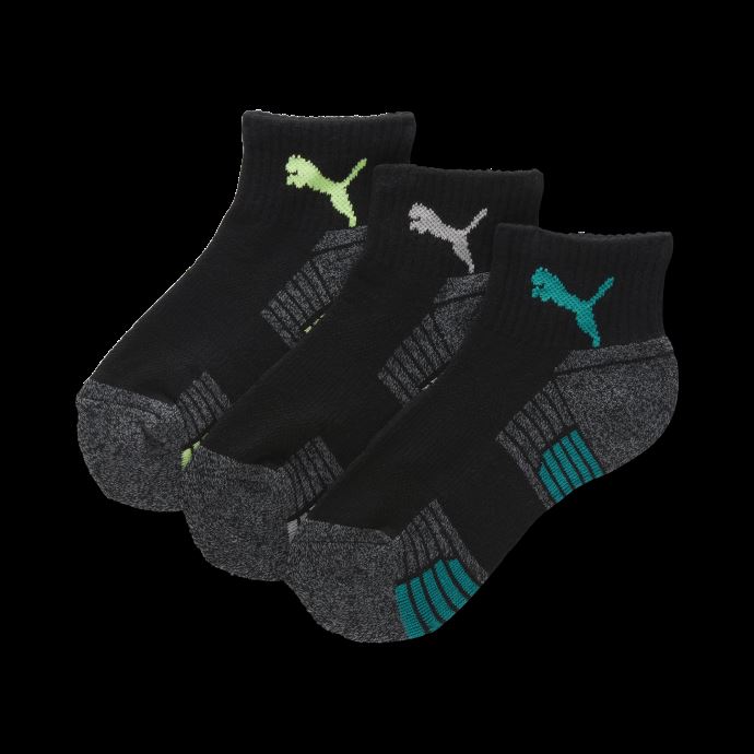 Chaussettes Mi-mollet Noires Et Vertes Pour Enfants Puma Canada