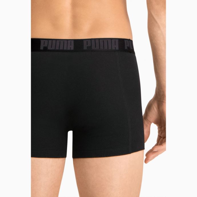 Lot De 2 Caleçons Courts Basiques Puma Canada Noir-noir
