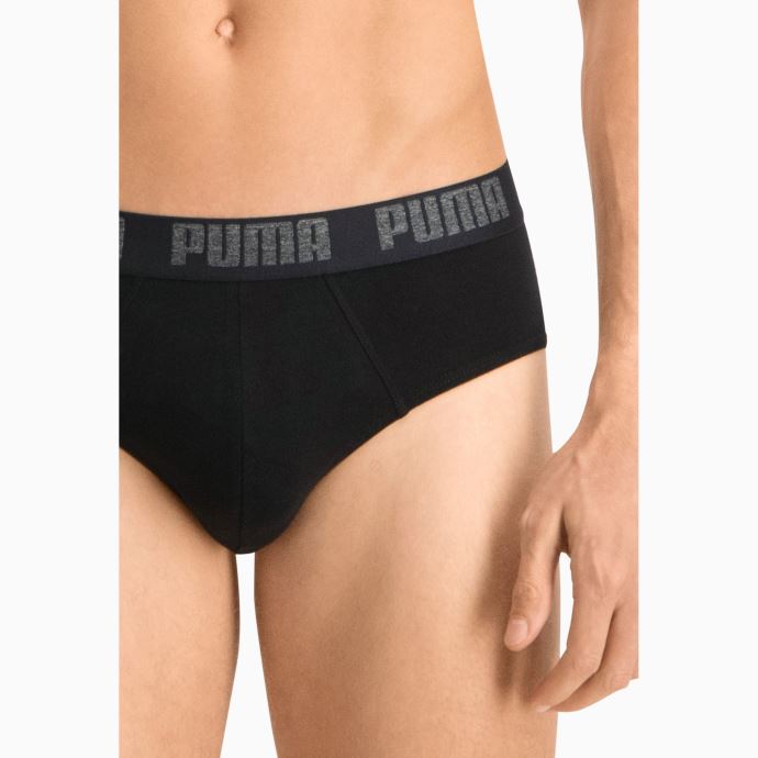 Lot De 2 Slips Homme Puma Canada Basic Noir-noir
