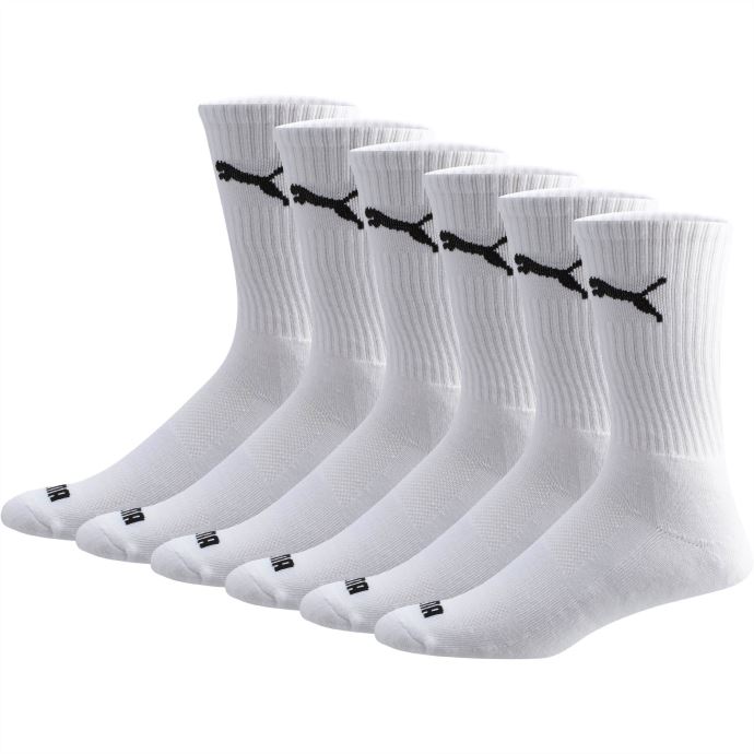 Chaussettes Blanches Et Noires Puma Canada Pour Hommes [lot De 6]
