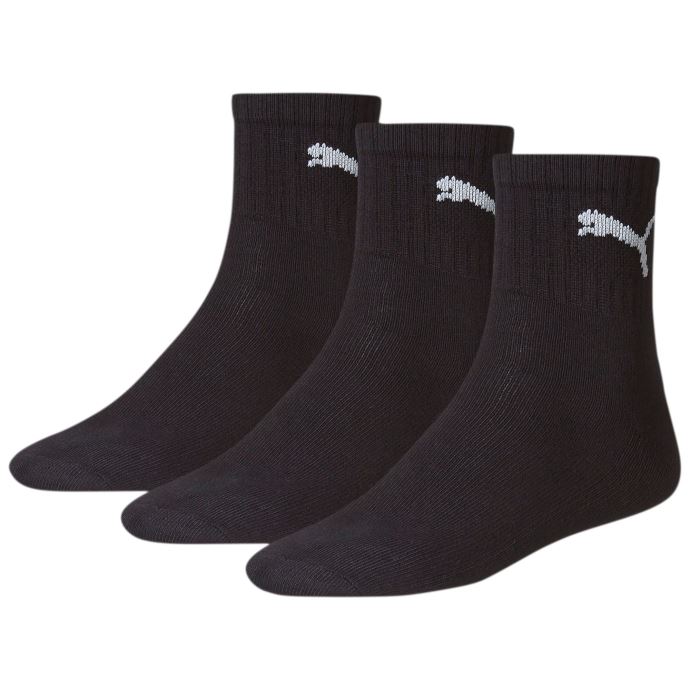Puma Canada Chaussettes Courtes Unisexes 3 Pack Noir