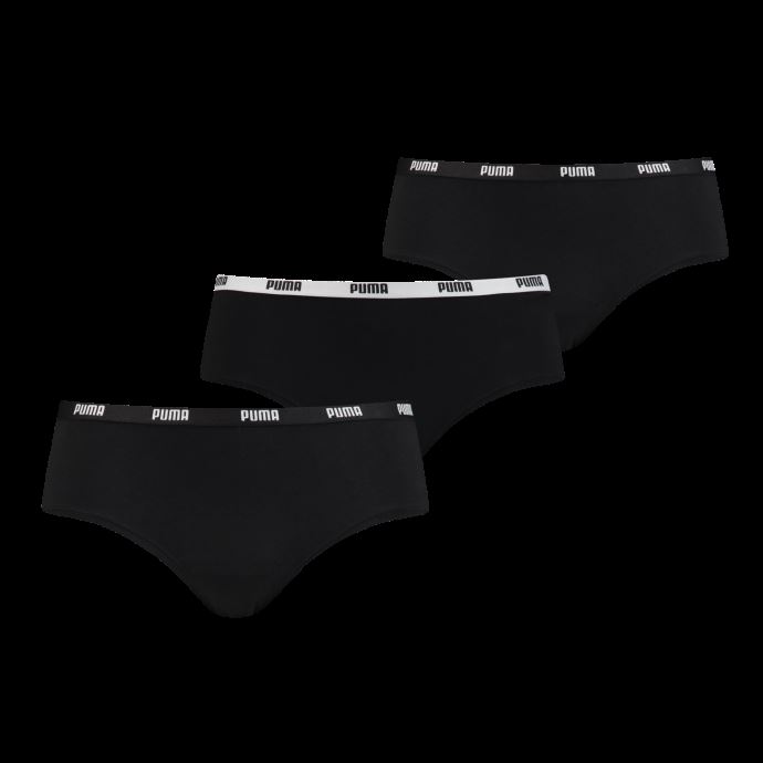 Puma Canada Hipster Sous-vêtements Pour Femme Lot De 3 Noir
