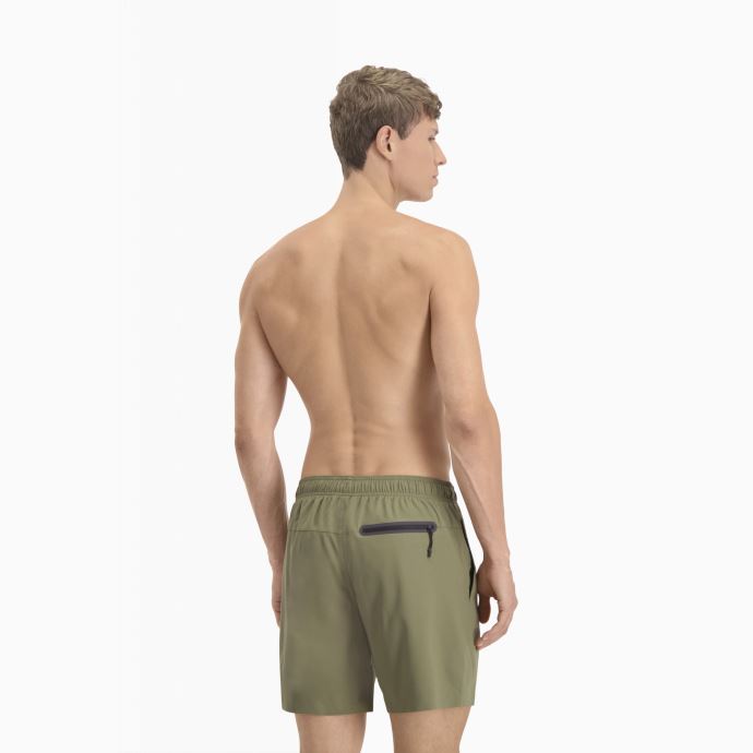 Puma Canada Short De Bain Mi-long Pour Homme Vert Armée