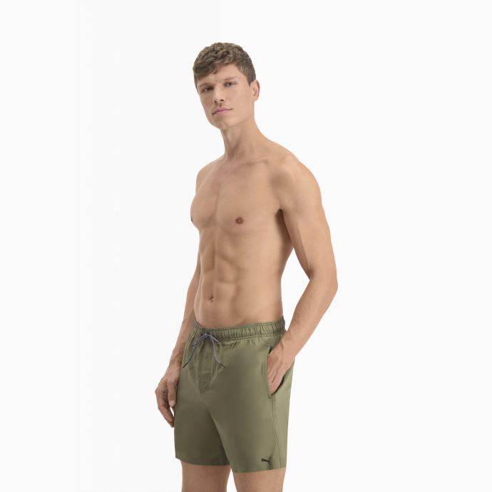 Puma Canada Short De Bain Mi-long Pour Homme Vert Armée
