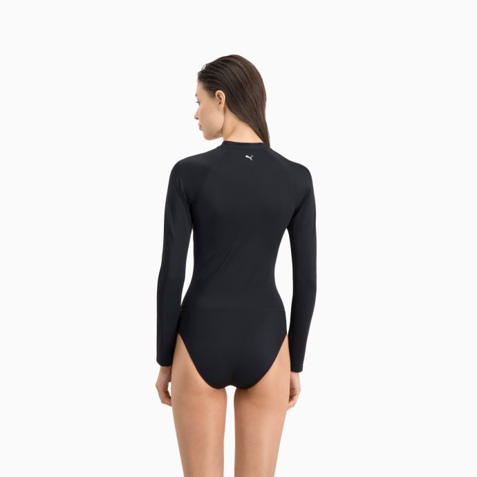 Combinaison De Surf Puma Canada Swim Femme Manches Longues Noir