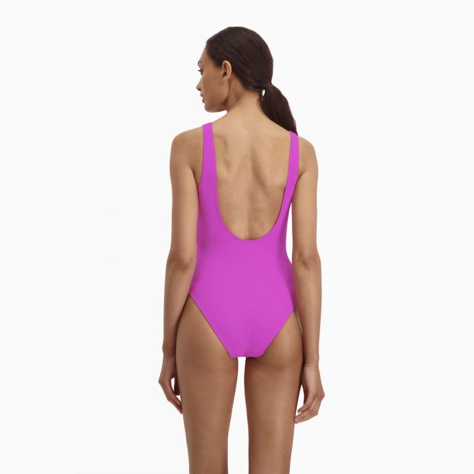 Puma Canada Swim Maillot De Bain 1 Pièce Femme Rose Orchidée