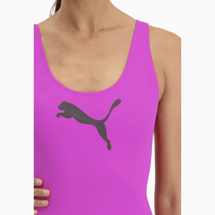 Puma Canada Swim Maillot De Bain 1 Pièce Femme Rose Orchidée
