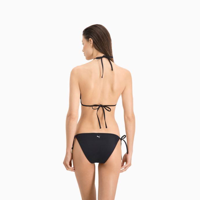 Puma Canada Swim Bas De Bikini Pour Femme Noué Sur Le Côté Noir