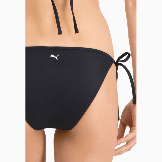 Puma Canada Swim Bas De Bikini Pour Femme Noué Sur Le Côté Noir
