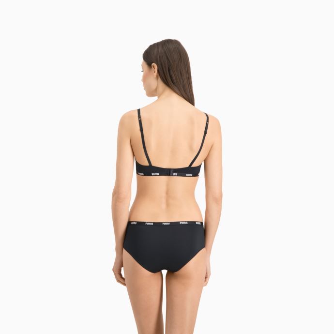 Puma Canada Femme Microfibre Brazilian 2 Pack Noir