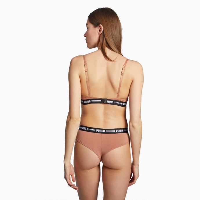 Puma Canada Lot De 2 Paires Brésiliennes Pour Femme Caramel
