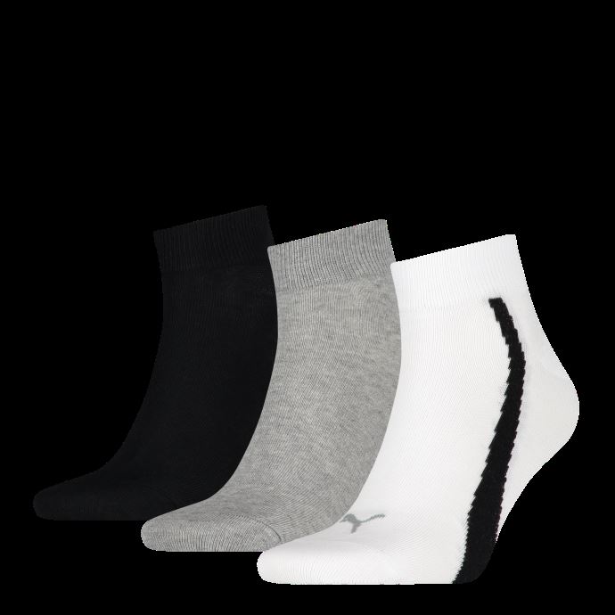 Blanc-gris-noir Paire De Chaussettes Lifestyle Unisexe Puma Canada
