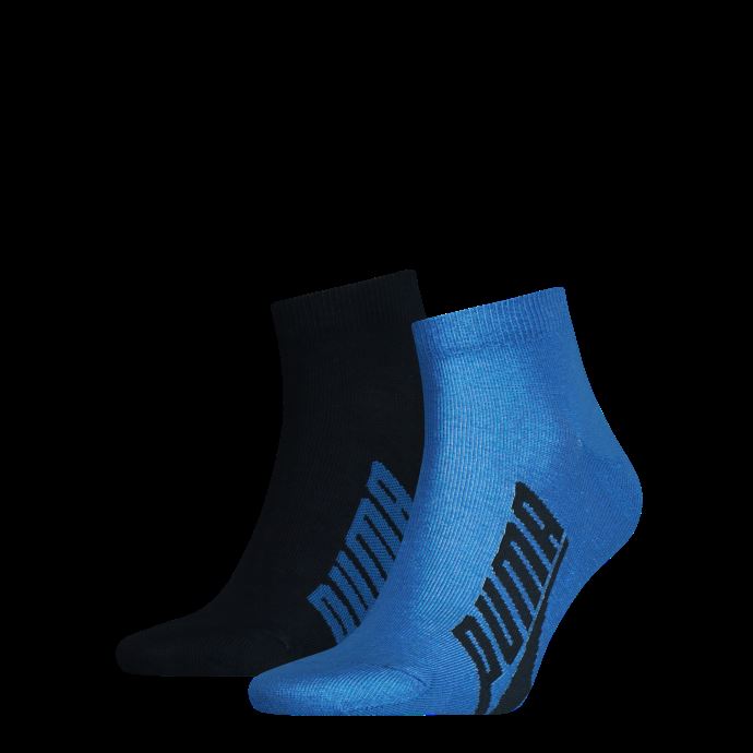 Puma Canada Unisexe Bwt Lifestyle Quarter Chaussettes Lot De 2 Marine-gris-bleu Fort