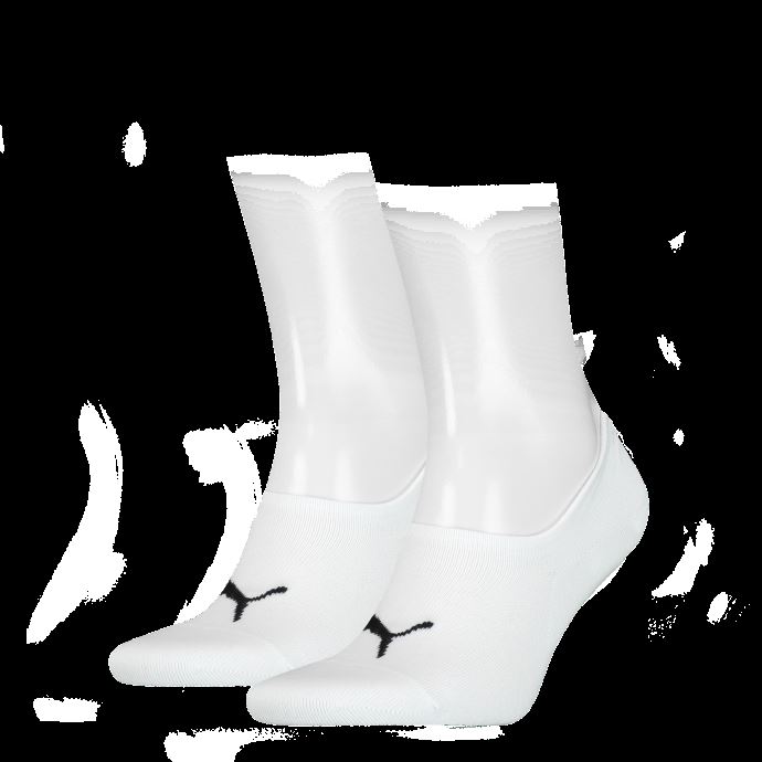 Puma Canada Unisexe High-cut Footie 2 Pack Blanc