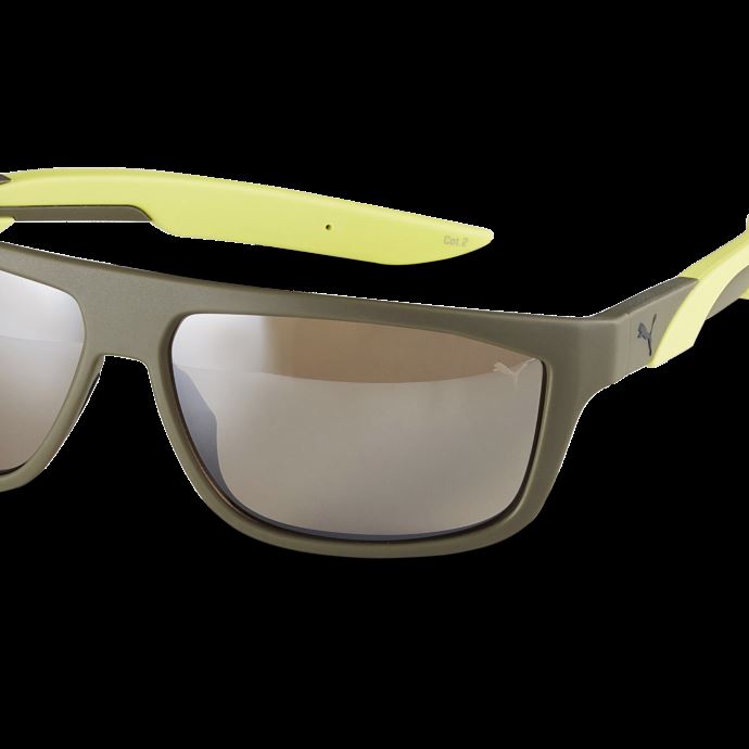 Lunettes De Soleil Storm Hunt Hommes Vert-vert-marron Puma Canada