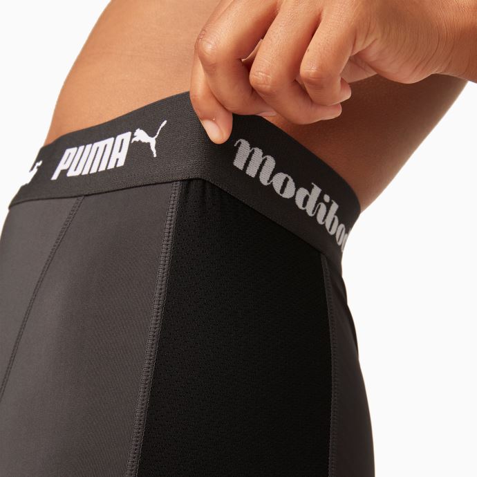 Puma Canada X Modibodi Active Boyshort (modéré-lourd) Noir - Gris