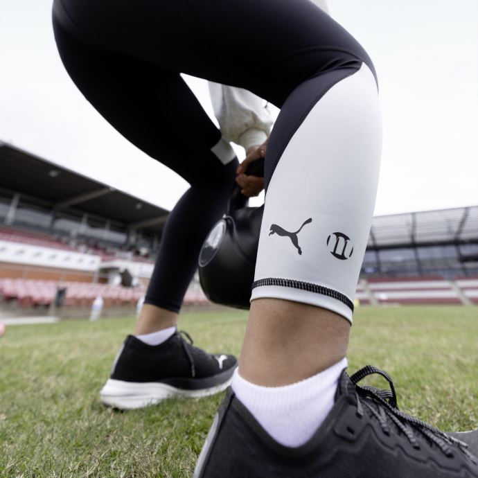 Legging Puma Canada X Modibodi 7-8 Femme Noir - Gris
