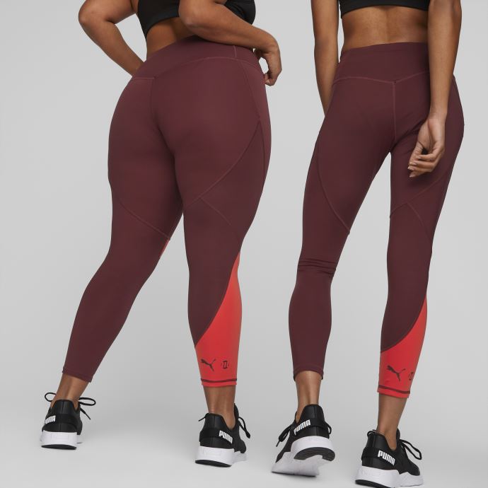 Puma Canada X Modibodi 7-8 Legging Femme Aubergine -burnt Red
