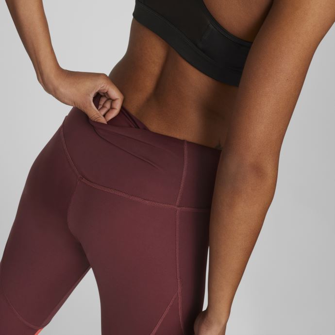 Puma Canada X Modibodi 7-8 Legging Femme Aubergine -burnt Red
