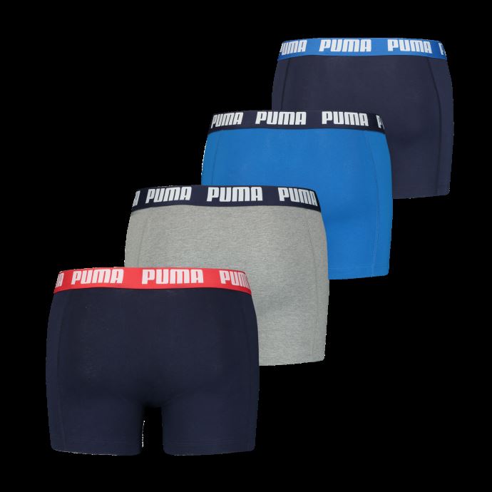 Puma Canada Lot De 4 Boxers Basiques Pour Homme Bleu