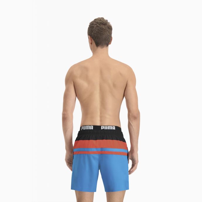 Puma Canada Swim Heritage Stripe Short Mi-long Pour Homme Combo Bleu