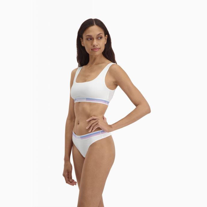 Ensemble De 2 Paires De Bas à Cordes Lumineuses Puma Canada Pour Femmes, Blanc