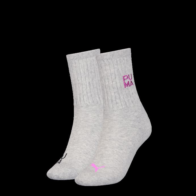 2 Paires De Chaussettes Souples Femme Gris Clair Puma Canada
