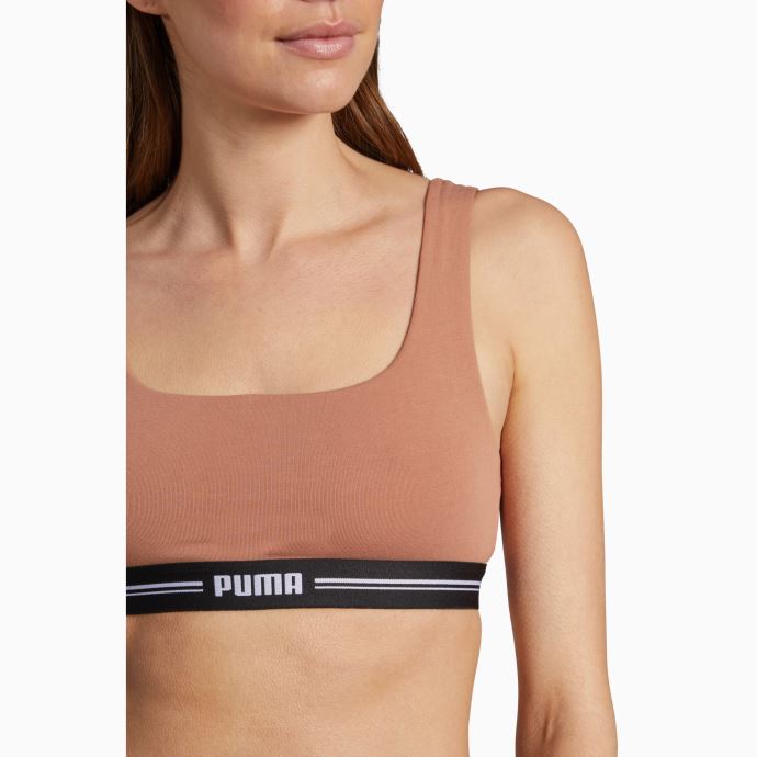 Puma Canada Haut à Encolure Dégagée Femmes Caramel