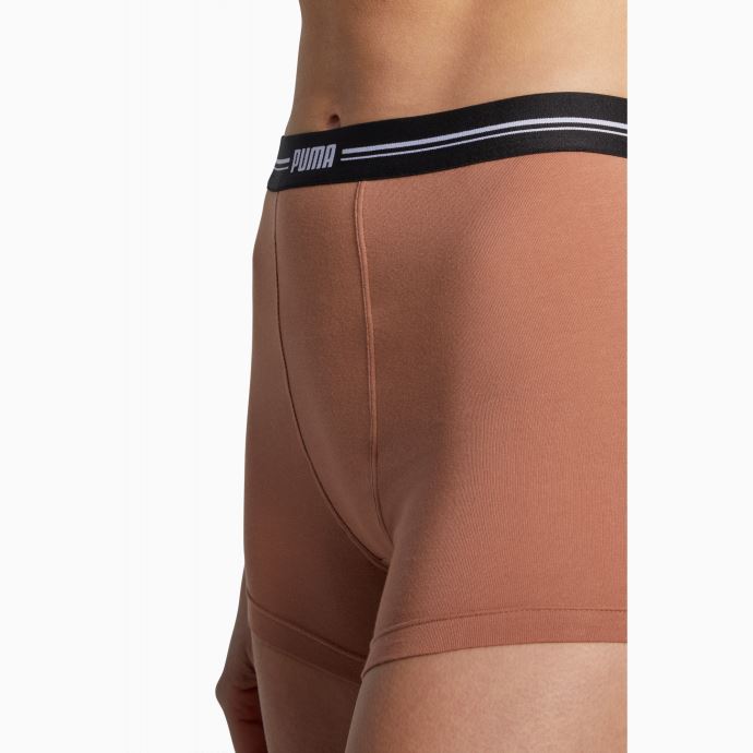 Puma Canada Boxer Shorts Femmes Pack De 2 Caramel
