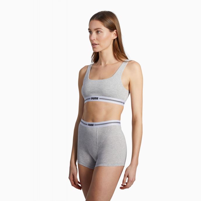 Gris Combo Puma Canada Boxer Shorts Femmes Lot De 2
